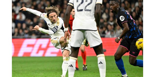 38letý Luka Modrič opět zajišťuje vítězství Realu Madrid